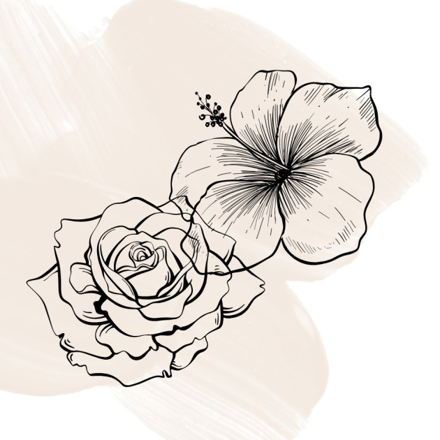 Hibiscus & Rose