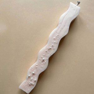 Λαμπάδα με πέρλες