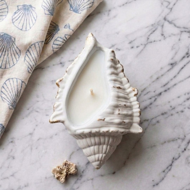 Ocean Shell Candle 