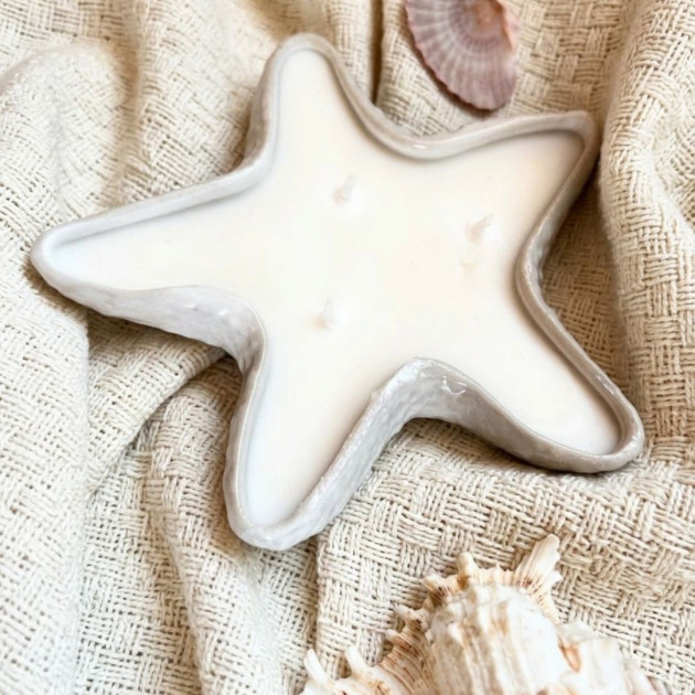 Starfish Candle 13cm
